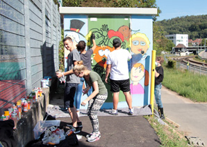 Streetart - Atelier sur les graffitis
