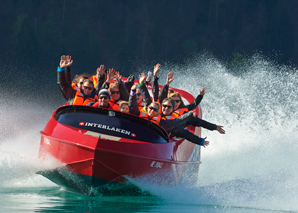 Jetboat Tours on Lake Brienz