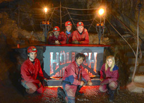 Team building and caving
