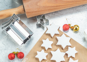 Baking Christmas cookies - the baking event
