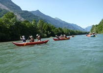 Canoeing in the Ticino