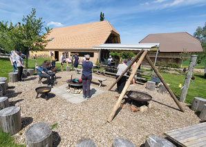 Cuisiner à l'extérieur en Emmental
