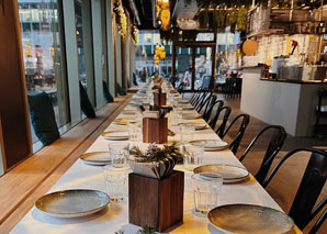 Eisstockschiessen indoor mit Tavolata