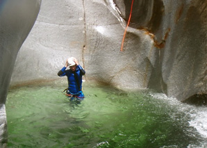 Canyoning in the Boggera