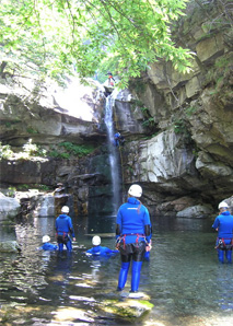 Canyoning in the Boggera