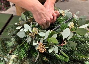 Adventskranz binden