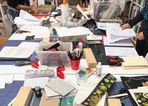 Créer et relier soi-même un carnet de notes à points
