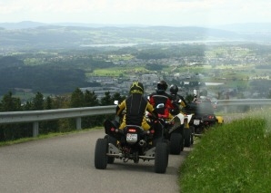 Raclette tour on the quad bike