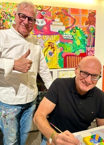 Bilder malen und Burgdorfer Geschichten hören