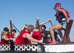 Drachenbootevent auf dem Bodensee