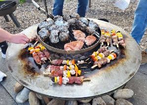 Cuisiner à l'extérieur en Emmental