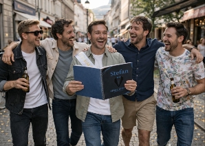 Stag party: Find the bride