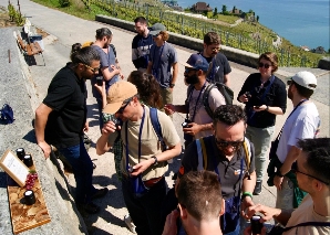 Wine hike, tasting and puzzle fun on Lake Geneva