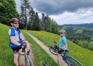 Le gravelbike dans l'Emmental