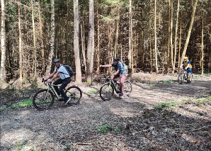 E-bike riding training in Appenzellerland
