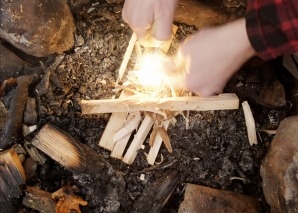 Teamkochen am offenen Feuer