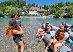 Rafting sur l'Aar de Berne à Neubrügg