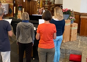 Gemeinsam Jodeln im Team