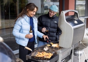 Cours de grillades d'hiver avec dégustation de vins