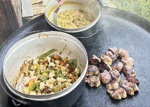 Cuisiner à l'extérieur en Emmental