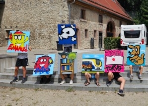 Workshop «Graffiti auf Leinwand»
