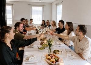 Saisonales 3-Gang-Menü im Team kochen