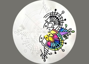 Créer des mandalas en équipe