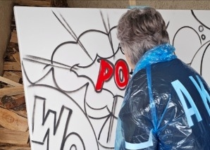 Workshop «Graffiti auf Leinwand»
