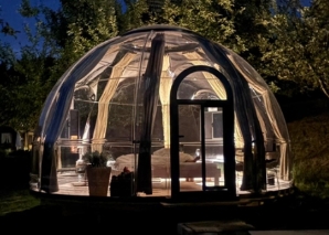 Passer la nuit dans la bulle, sous le ciel étoilé