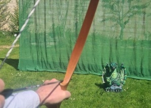Bogenschiessen im Klostergarten