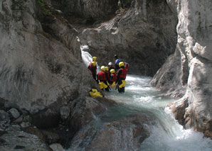 Canyoning in the Berner Oberland