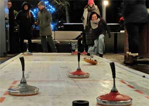 Eisstockschiessen in Thun