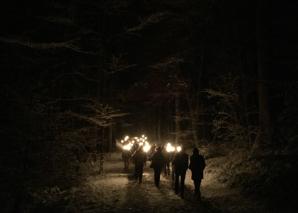 Fackelspaziergang im Dählhölzliwald mit Essen