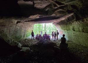 Visite de la grotte de Burgdorf