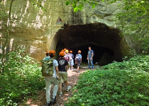 Visite de la grotte de Burgdorf