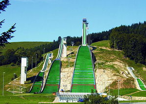 House running in the ski jump centre