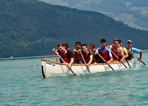 Paddling in a team