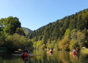 Canoe trip on the Doubs