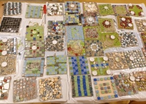 Mosaik-Kunst gestalten im Team