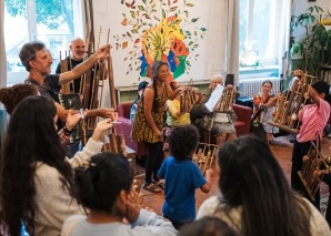 Musik-Workshop mit Bambusinstrumenten