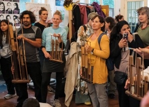 Musik-Workshop mit Bambusinstrumenten