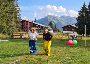 Alpengaudi-Stafette in Graubünden