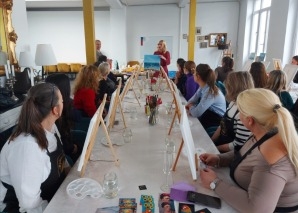 Workshop «Paint und Apéro» in Basel