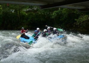 Rafting on the Saane