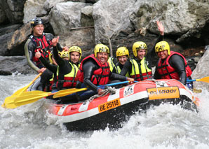 Rafting sur la rivière Lütschine