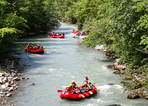 River rafting on the Simme