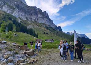 Control run on the Säntis