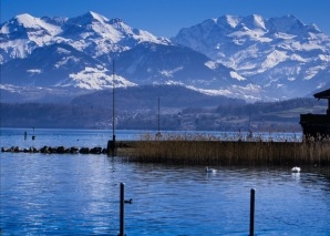 Solar boat tour on Lake Thun