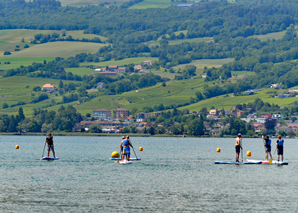 Stand up paddle au lac de Bienne