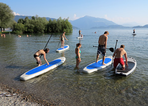 Stand up paddle avec barbecue au bord du lac de Zurich